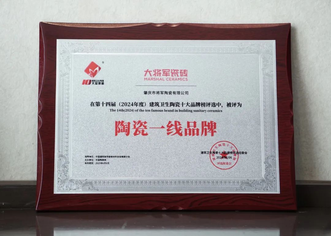 品牌標(biāo)桿，綻耀不凡 ！恭喜大將軍瓷磚榮膺 “陶瓷一線品牌”、 “瓷磚十大品牌”兩大獎(jiǎng)項(xiàng)(圖9)